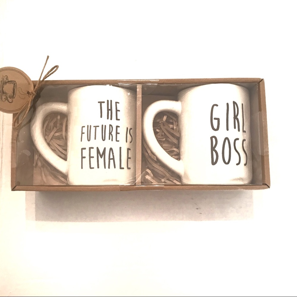 Girl Boss and The Future is Female Mugs - Picture 1 of 4